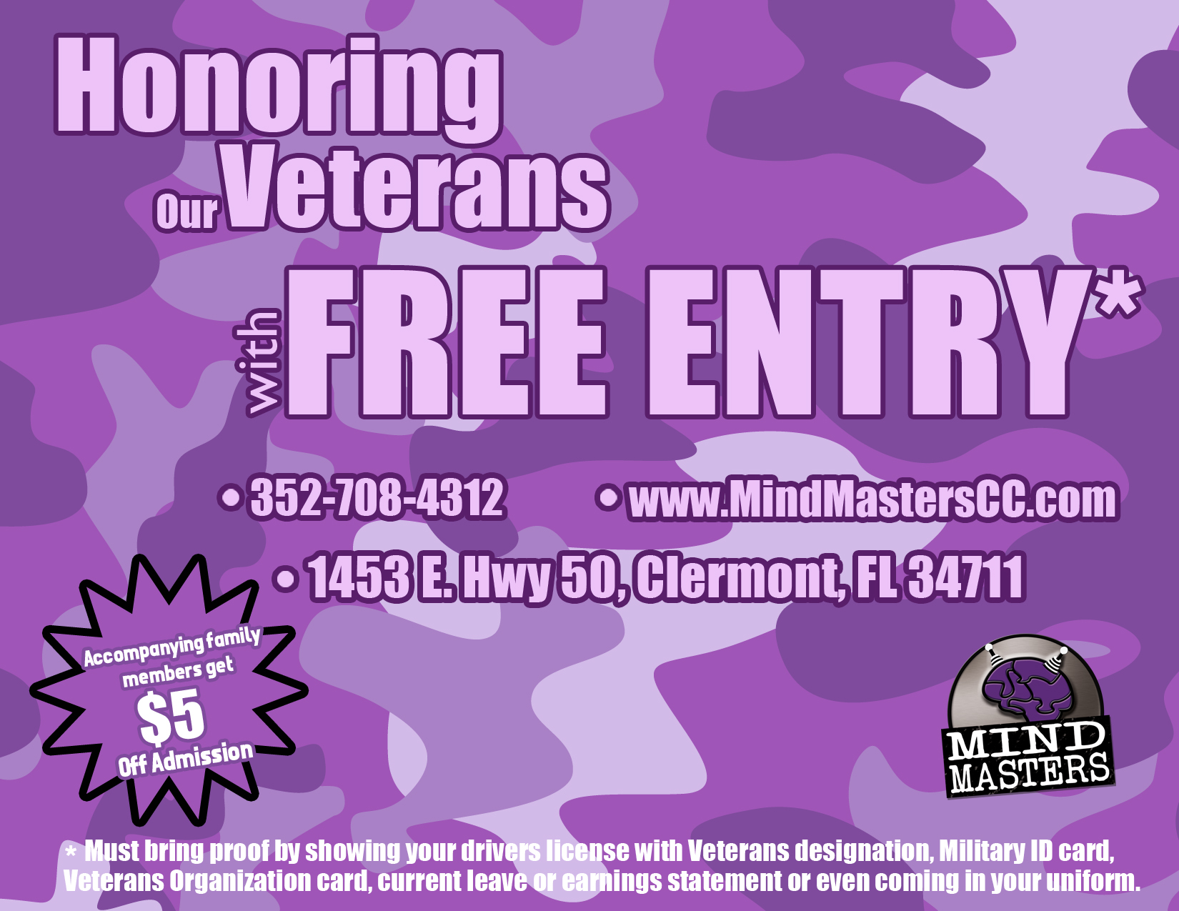 Veterans day escape room